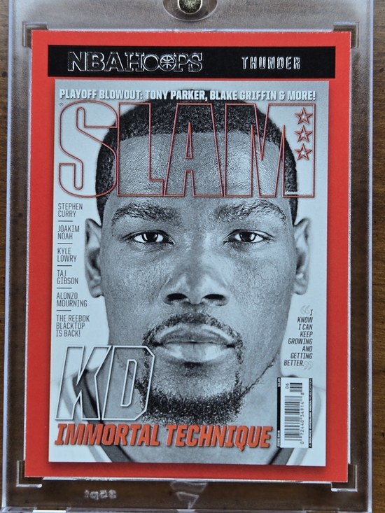 Panini Other - Kevin Durant NBA Hoops SLAM KD Immortal Technique Basketball Card - Red Border